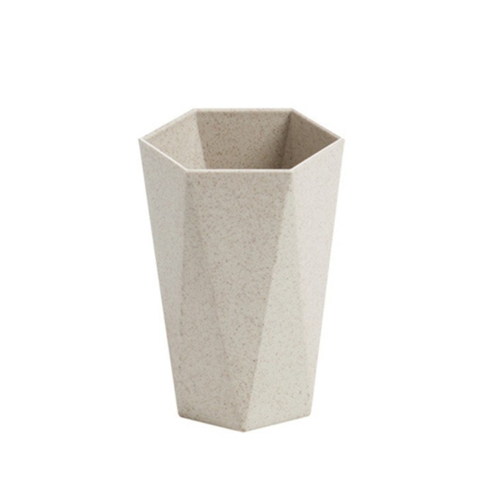 Home Bathroom Supplies - Rhombus Gargle Cup Eco Friendly Wheat