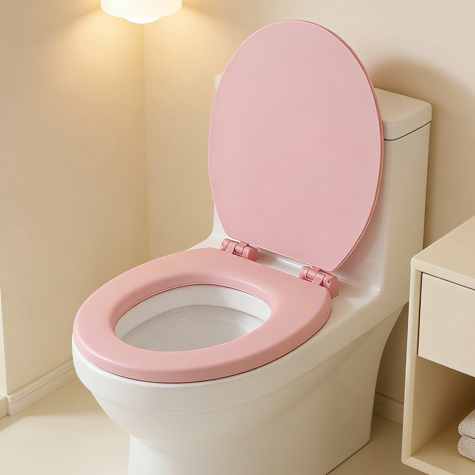 Home Bathroom Upgrades - Padded Toilet Seat Soft Foam Toilet