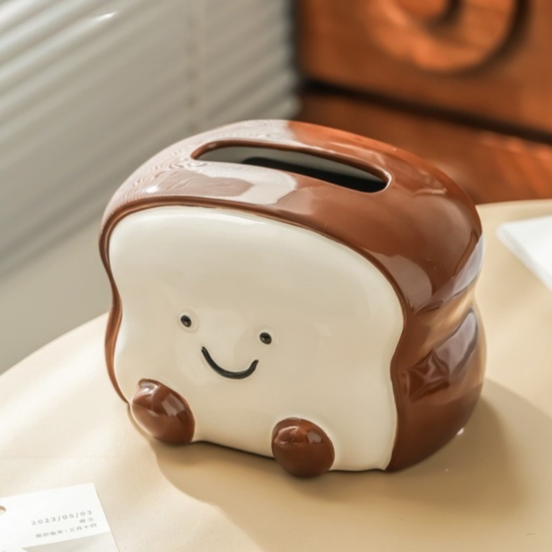 Creative Cartoon Toast Ceramic - đánh giá và giá Home Bathroom Decor Ideas