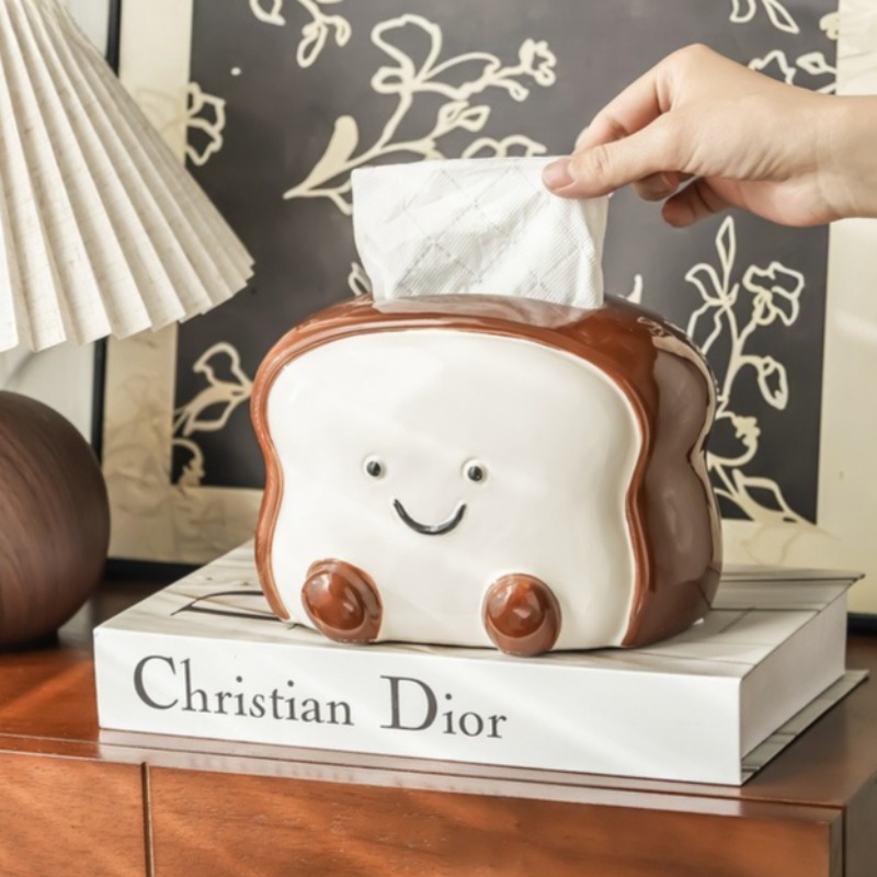 Creative Cartoon Toast Ceramic - đánh giá và giá Home Bathroom Decor Ideas