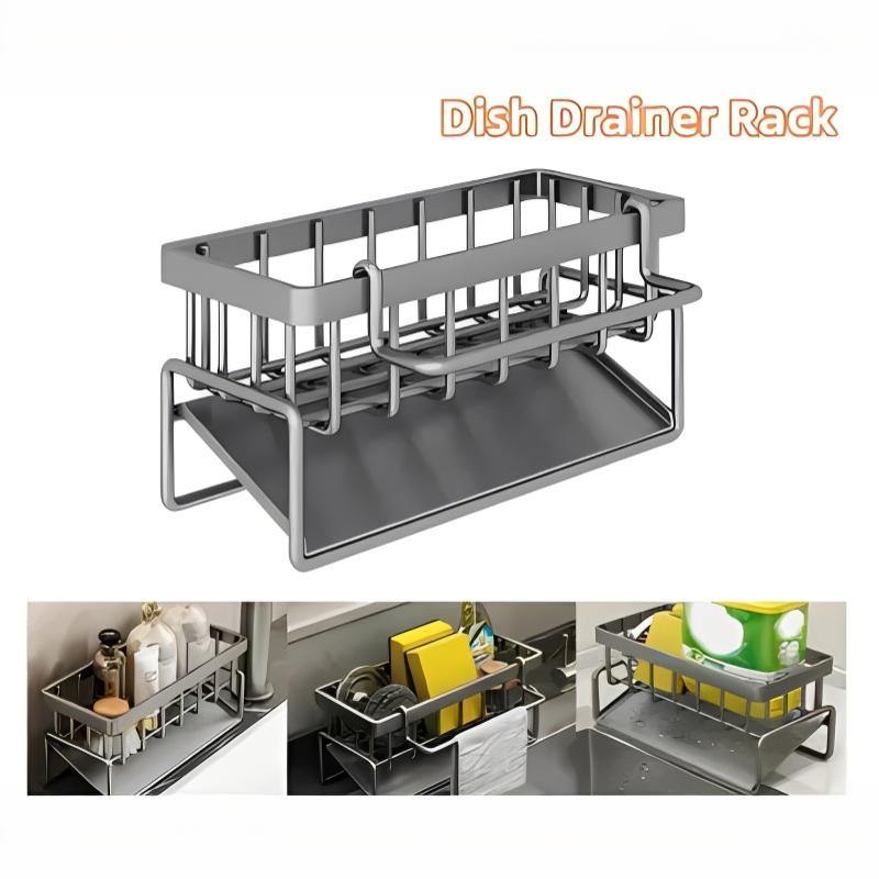 Sponge Drainer Rack With Towel - đánh giá và giá Tiny Home Bathroom Kitchen