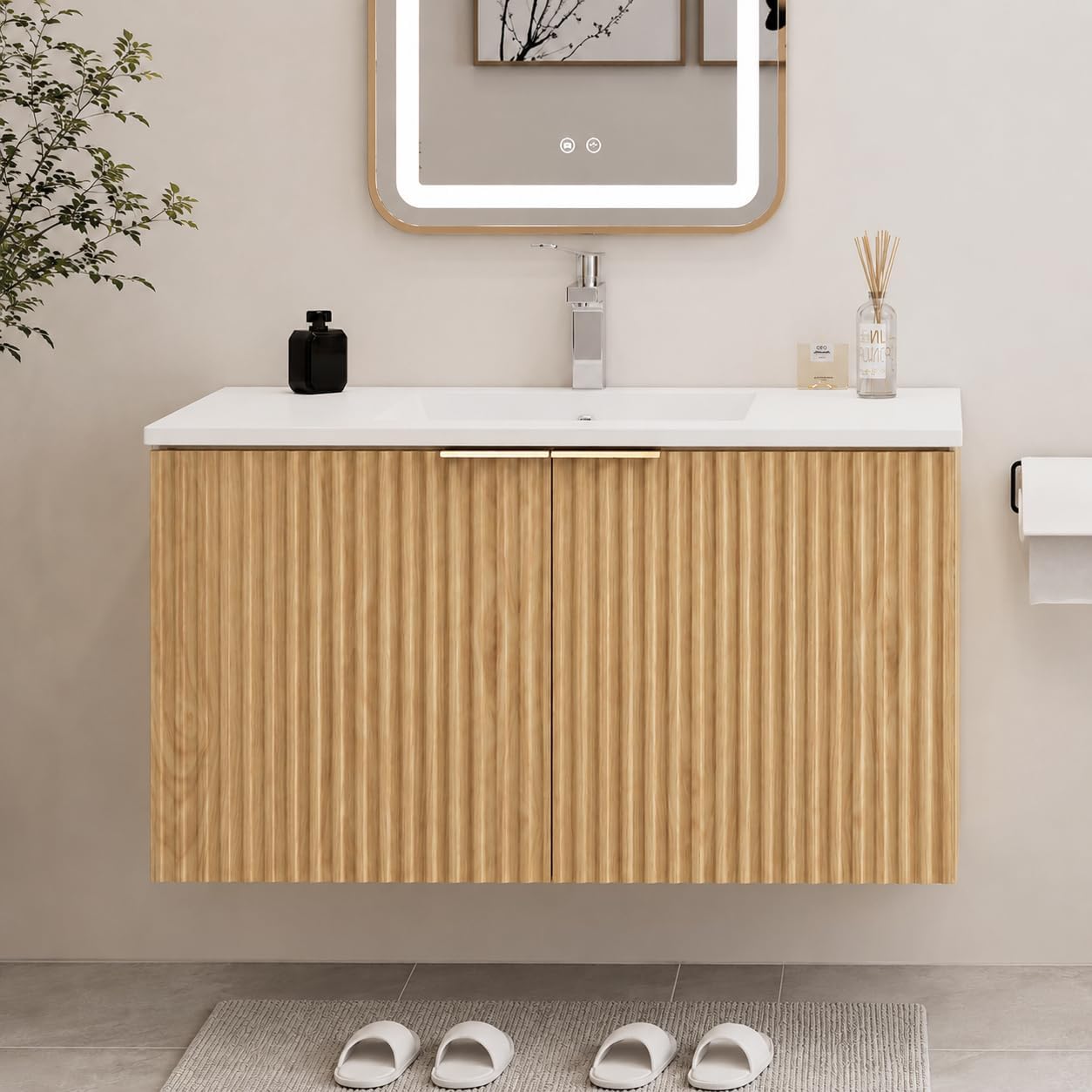 Modern Floating Bathroom Vanit - đánh giá và giá Home Bathroom Cabinets