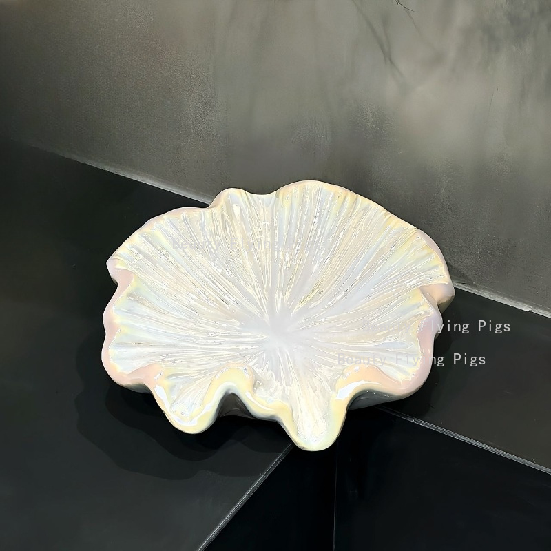 1PC Irregular Lotus Leaf Ceram - đánh giá và giá Home Bathroom Key