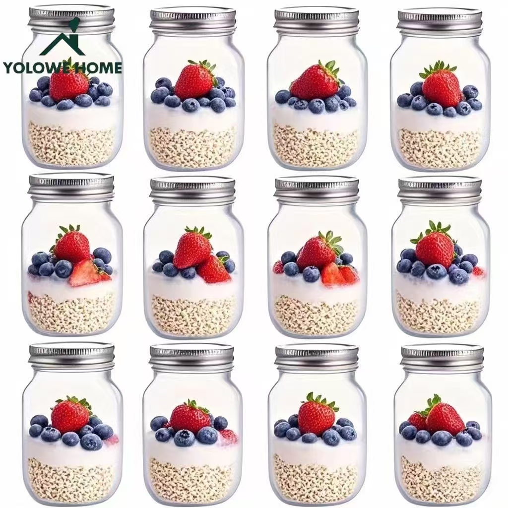 6Pcs, 12Pcs, 500Ml/16Oz, Glass - đánh giá và giá Bath Salts Jar