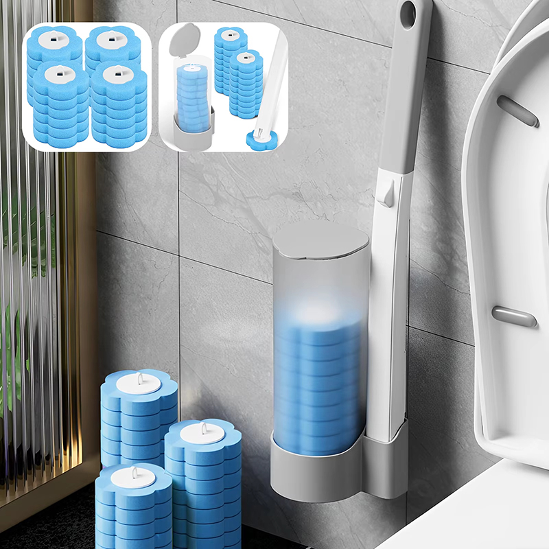 12/18Pcs Toilet Brush With Dis - đánh giá và giá Home Bathroom Upgrades