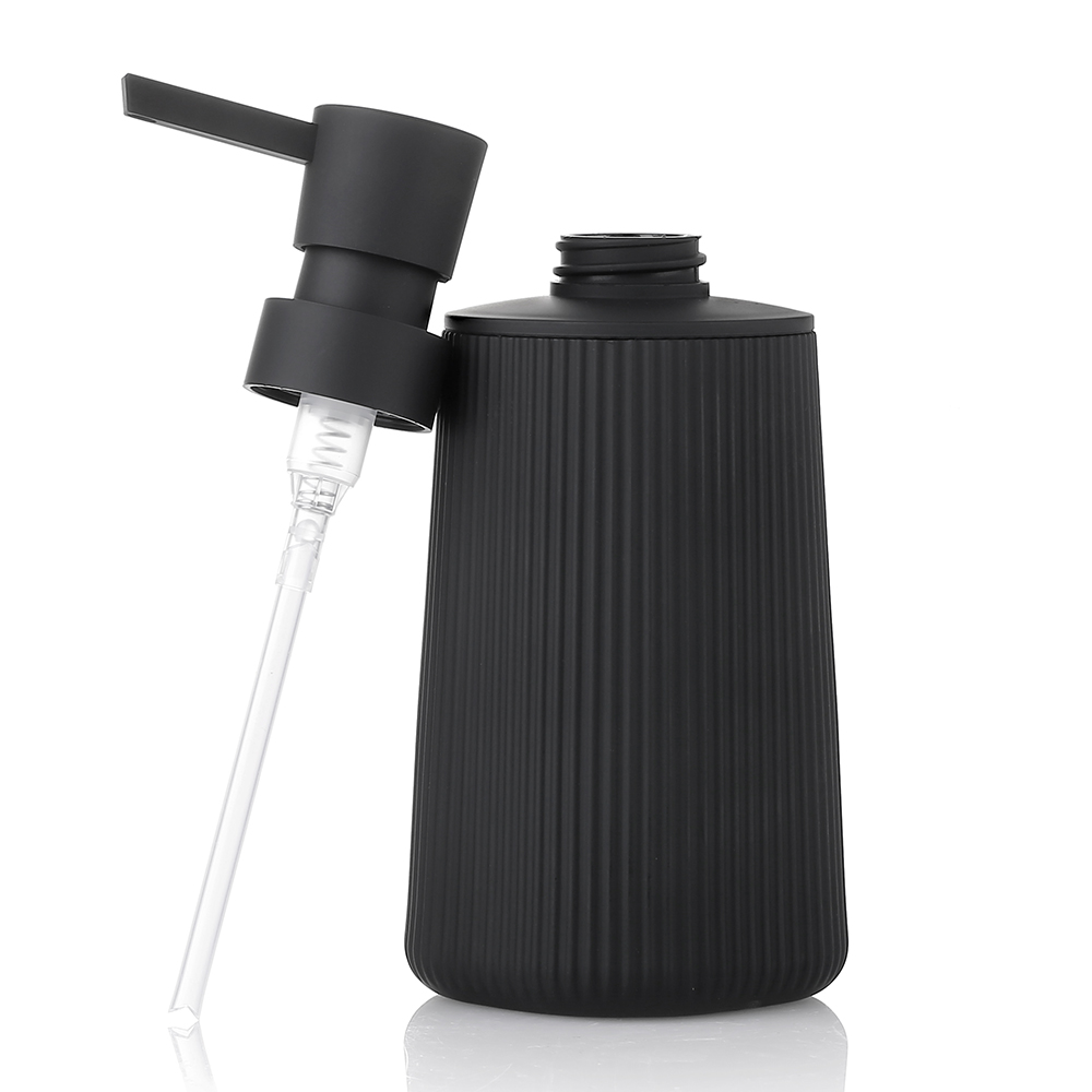 Modern Ribbed Plastic Liquid S - đánh giá và giá Home Bathroom Soap Dispenser