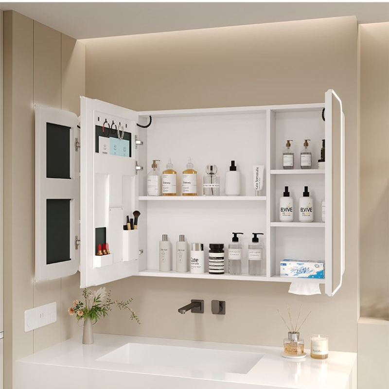 LED Bathroom Mirror Cabinet Al - đánh giá và giá Home Bathroom Furniture