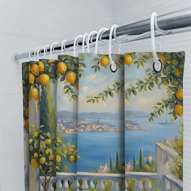 Mediterranean Lemon Garden Sho - đánh giá và giá Home Bathroom Decor Ideas