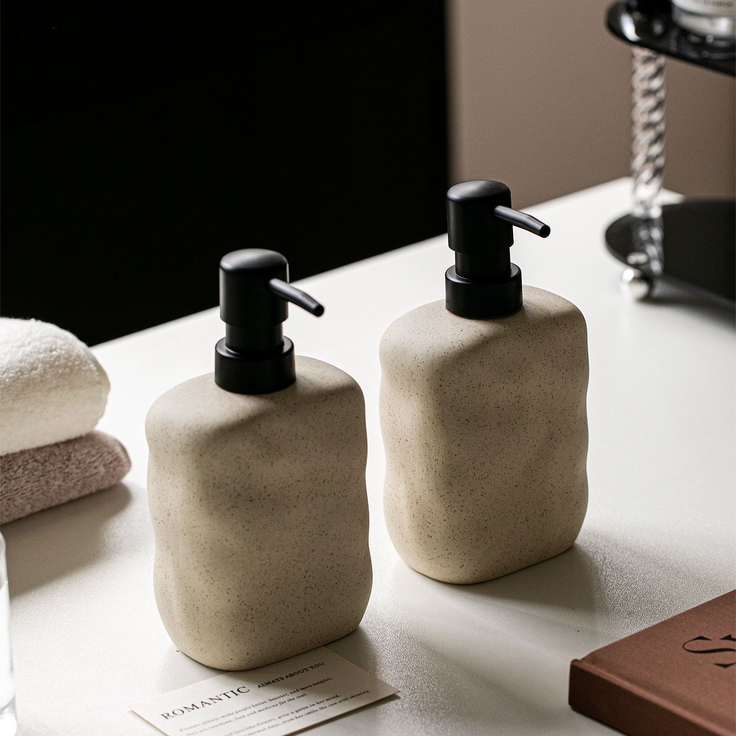 400ML Wabi-sabi Lotion Bottle  - đánh giá và giá Home Bathroom Soap Dispenser