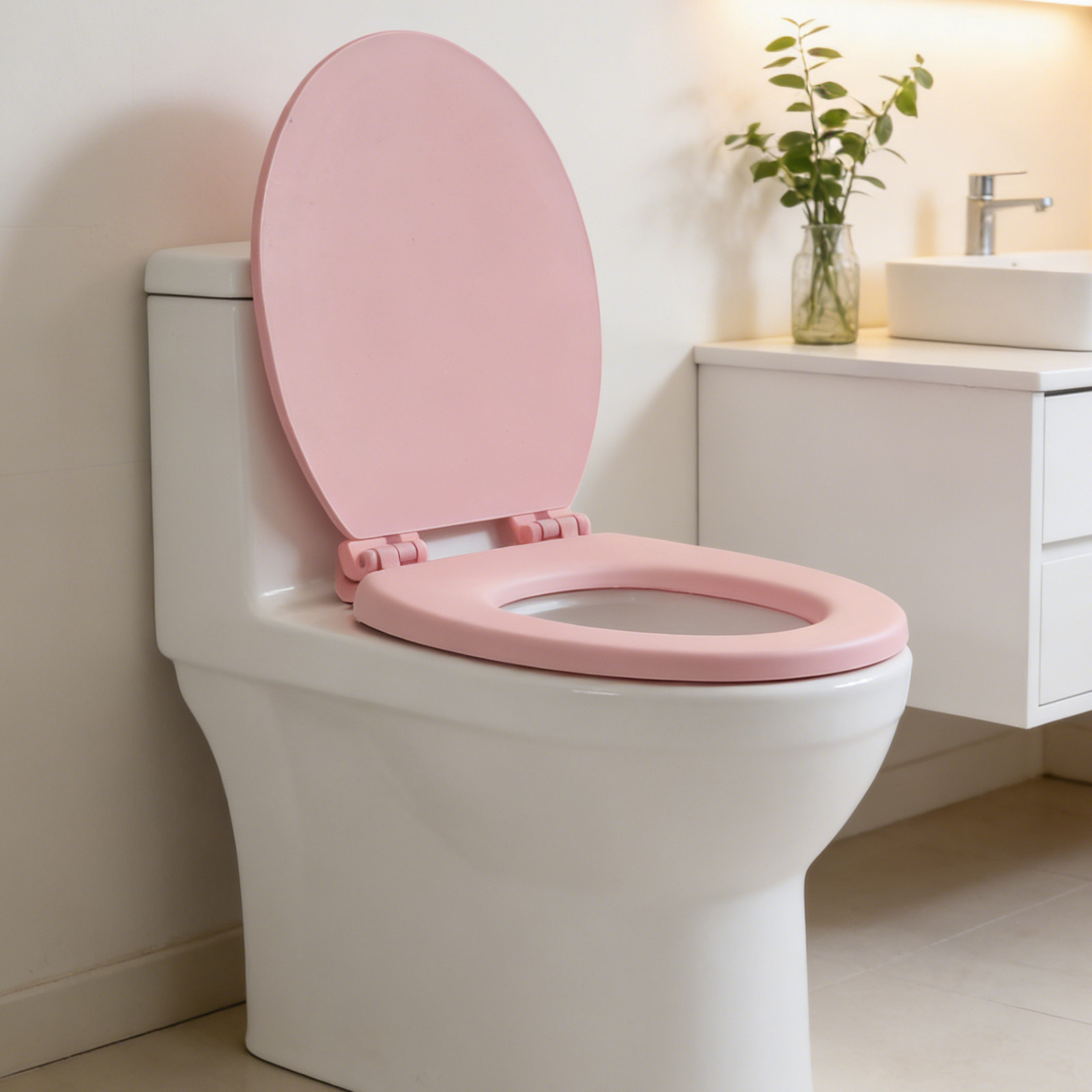 Padded Toilet Seat Soft Foam T - đánh giá và giá Home Bathroom Upgrades
