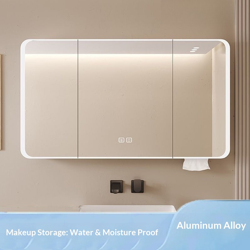 LED Smart Bathroom Mirror Cabi - đánh giá và giá Home Bathroom Cabinets