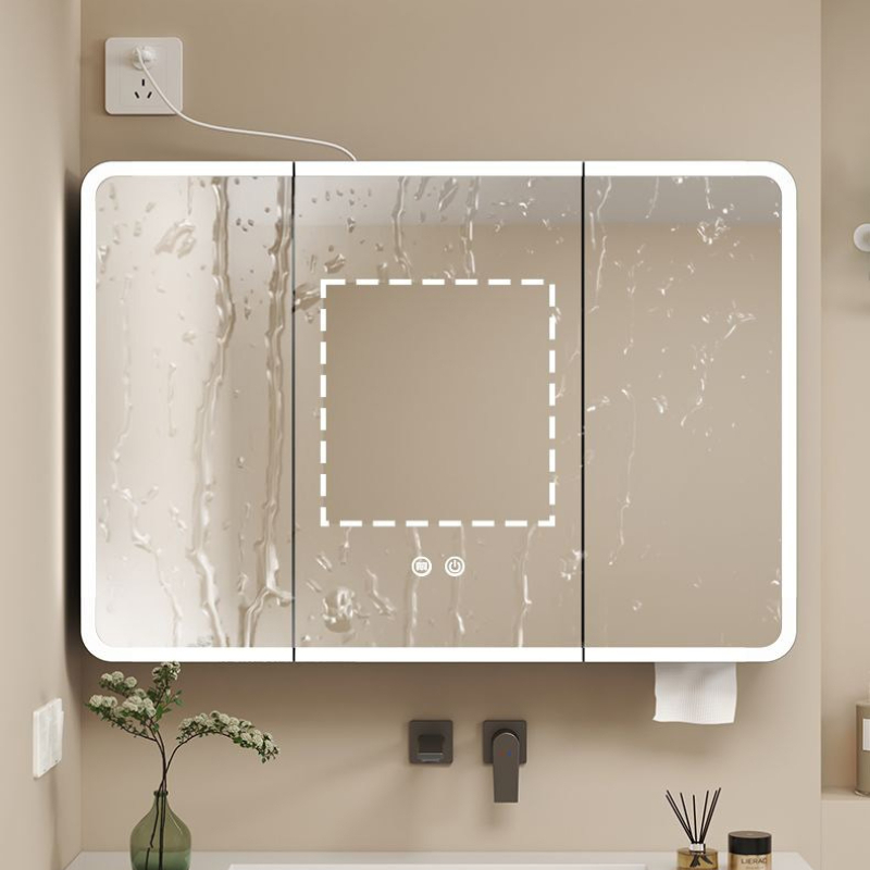 LED Smart Bathroom Mirror Cabi - đánh giá và giá Home Bathroom Cabinets