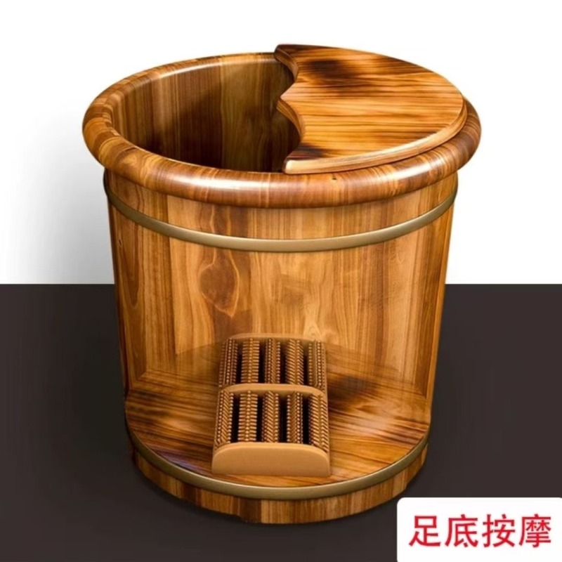 Wooden Foot Soaking Bucket, So - đánh giá và giá Home Bath