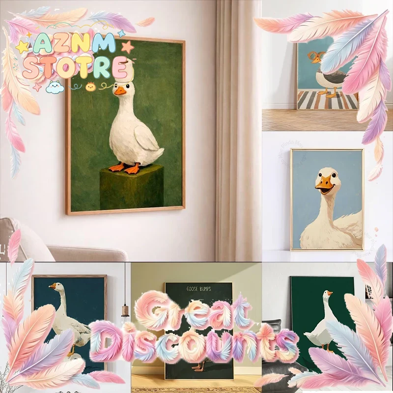 Duck Goose Poster, Funny Bathr - đánh giá và giá Home Bathroom Decor Ideas