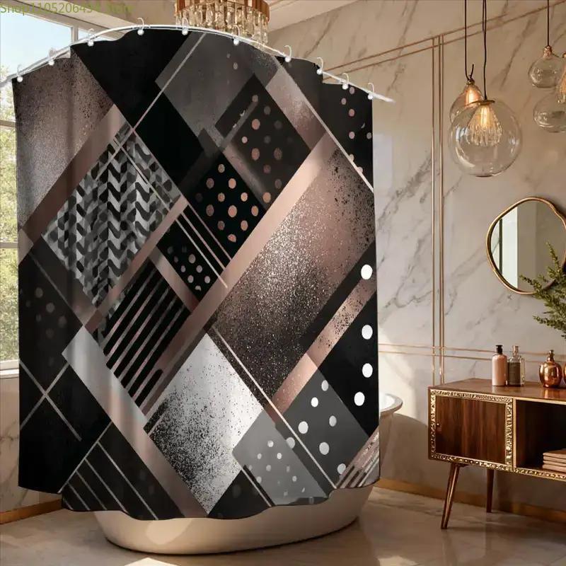 Modern Geometric Abstract Show - đánh giá và giá Home Bathroom Decor Ideas