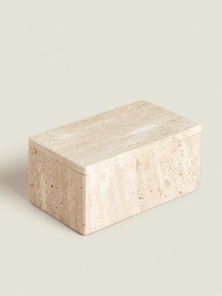 Travertine Storage Container f - đánh giá và giá Bath Salts Jar