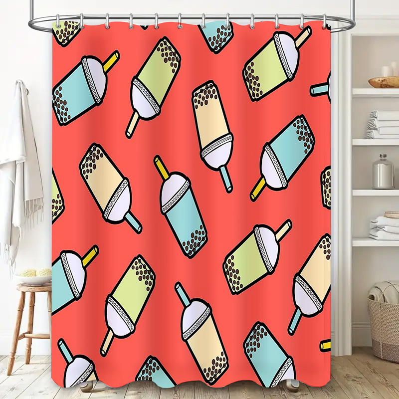 Unique Bubble Tea Shower Curta - đánh giá và giá Home Bathroom Decor Ideas