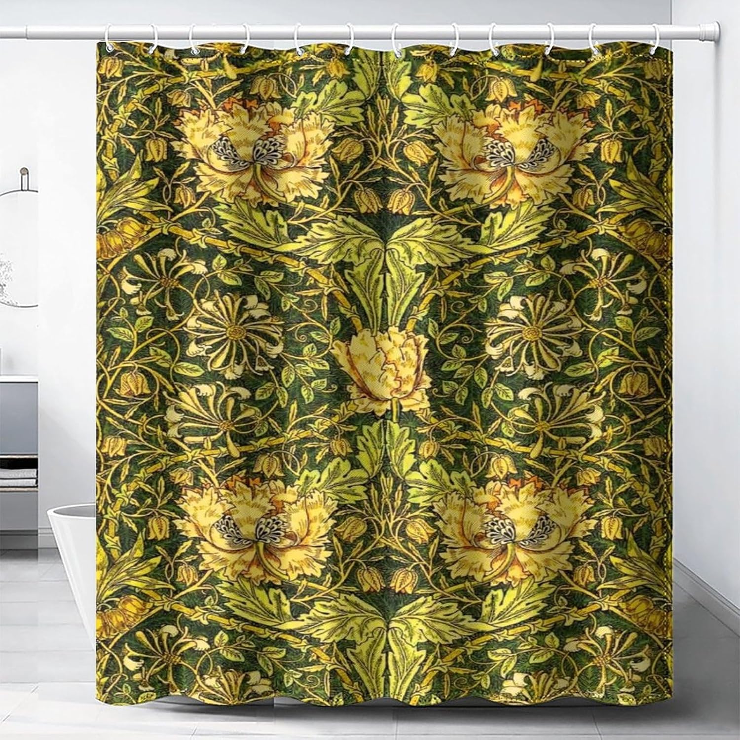 Waterproof Botanical Shower Cu - đánh giá và giá Home Bathroom Decor Ideas