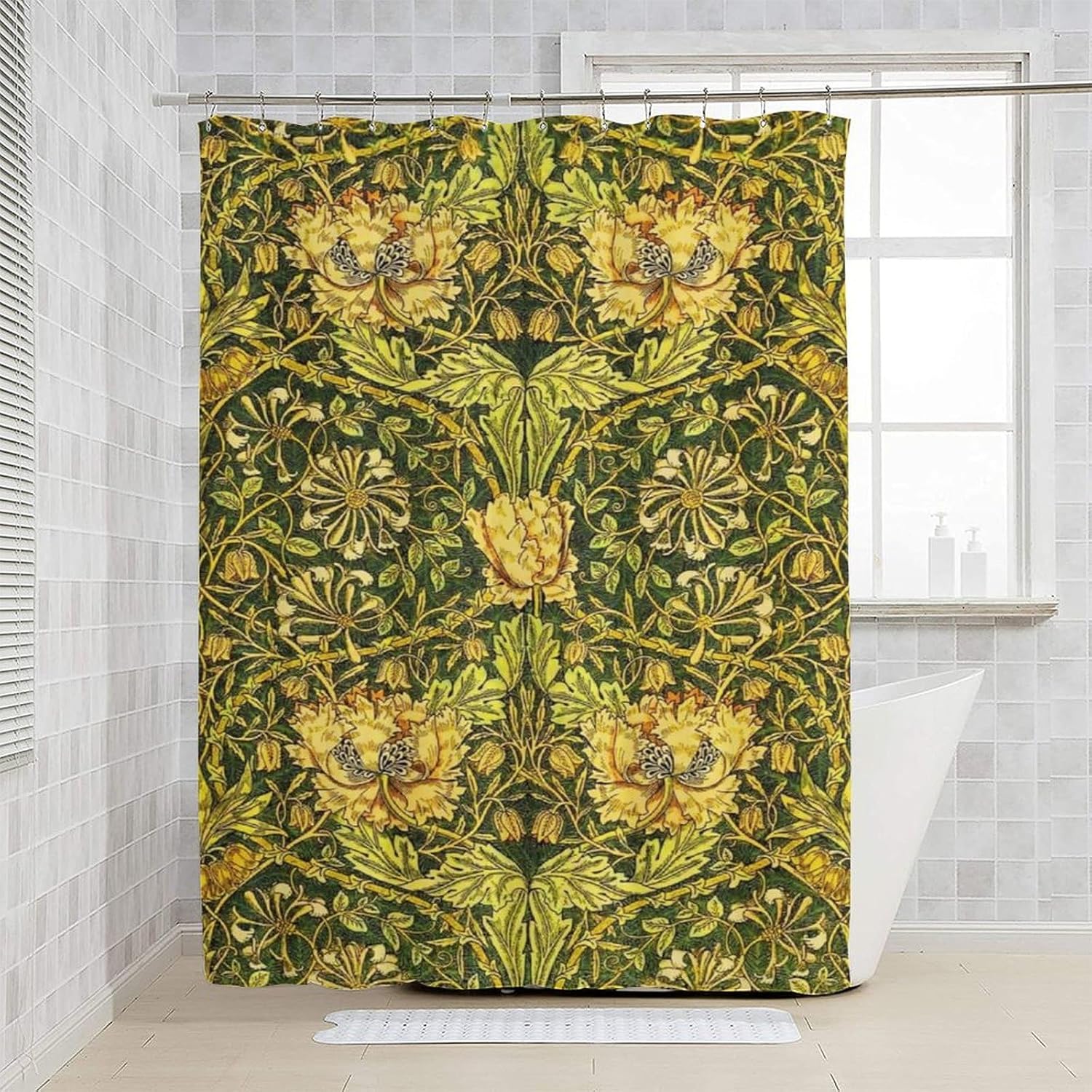 Waterproof Botanical Shower Cu - đánh giá và giá Home Bathroom Decor Ideas
