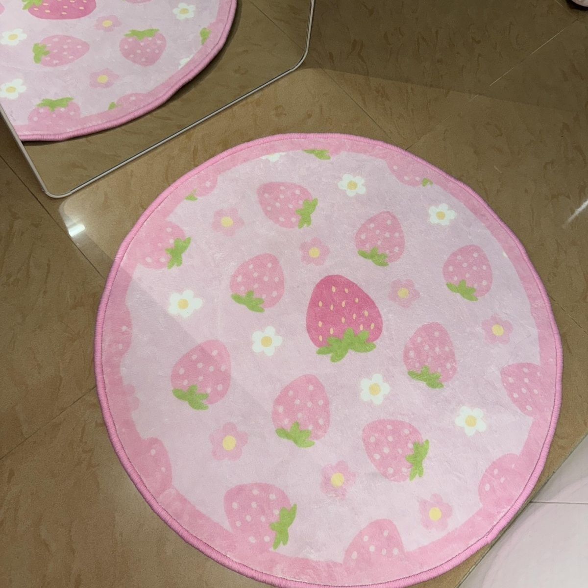 VIKAMA Sweet Strawberry Floor  - đánh giá và giá Zara Home Bathroom Mat