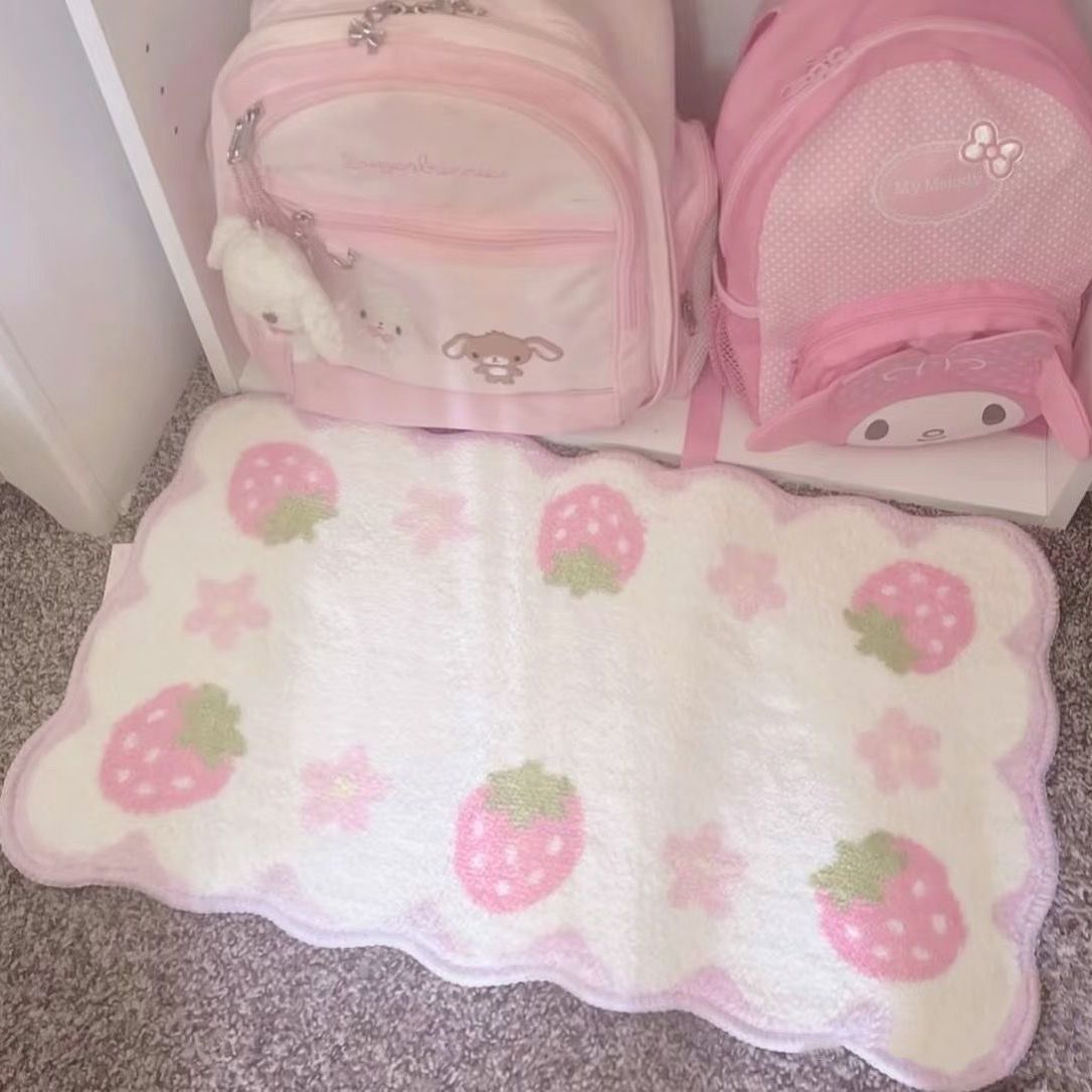 VIKAMA Sweet Strawberry Floor  - đánh giá và giá Zara Home Bathroom Mat