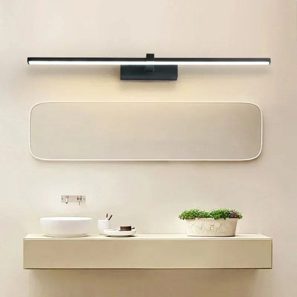JOYINLED 40CM Black LED Mirror - đánh giá và giá Home Bathroom Cabinets