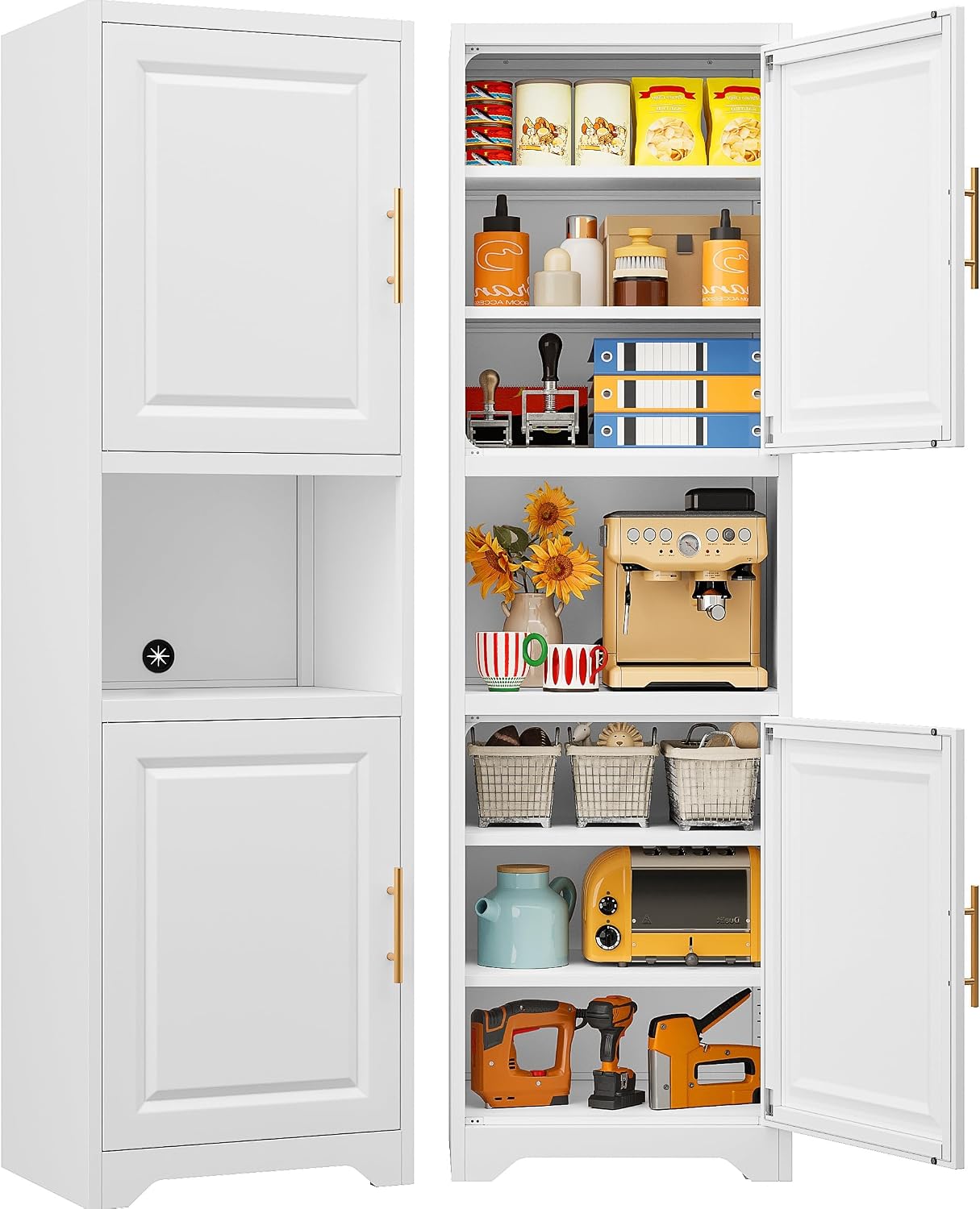 67 Inch Tall Narrow Storage Ca - đánh giá và giá Home Bathroom Cabinets