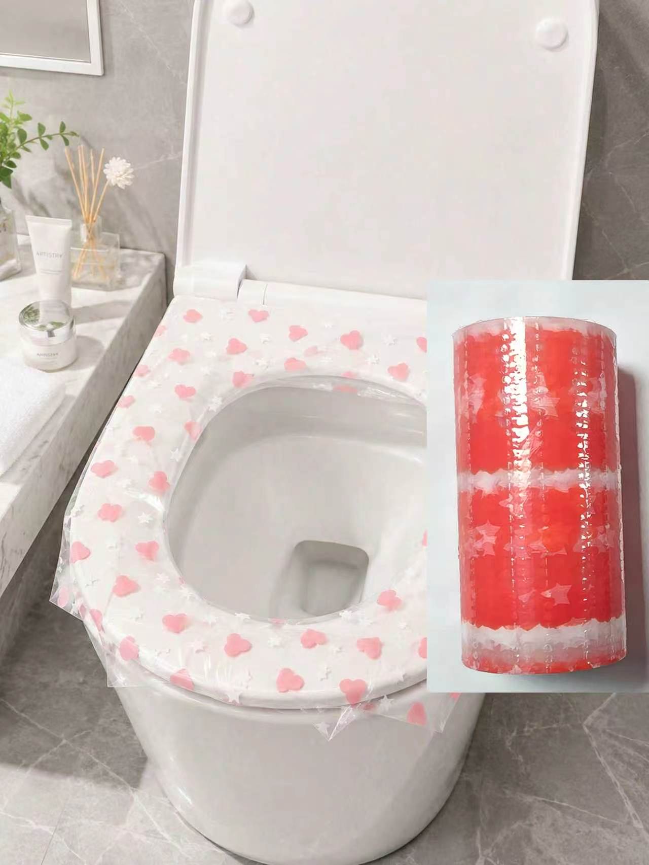 133pcs/roll disposable toilet  - đánh giá và giá Home Bathroom Supplies