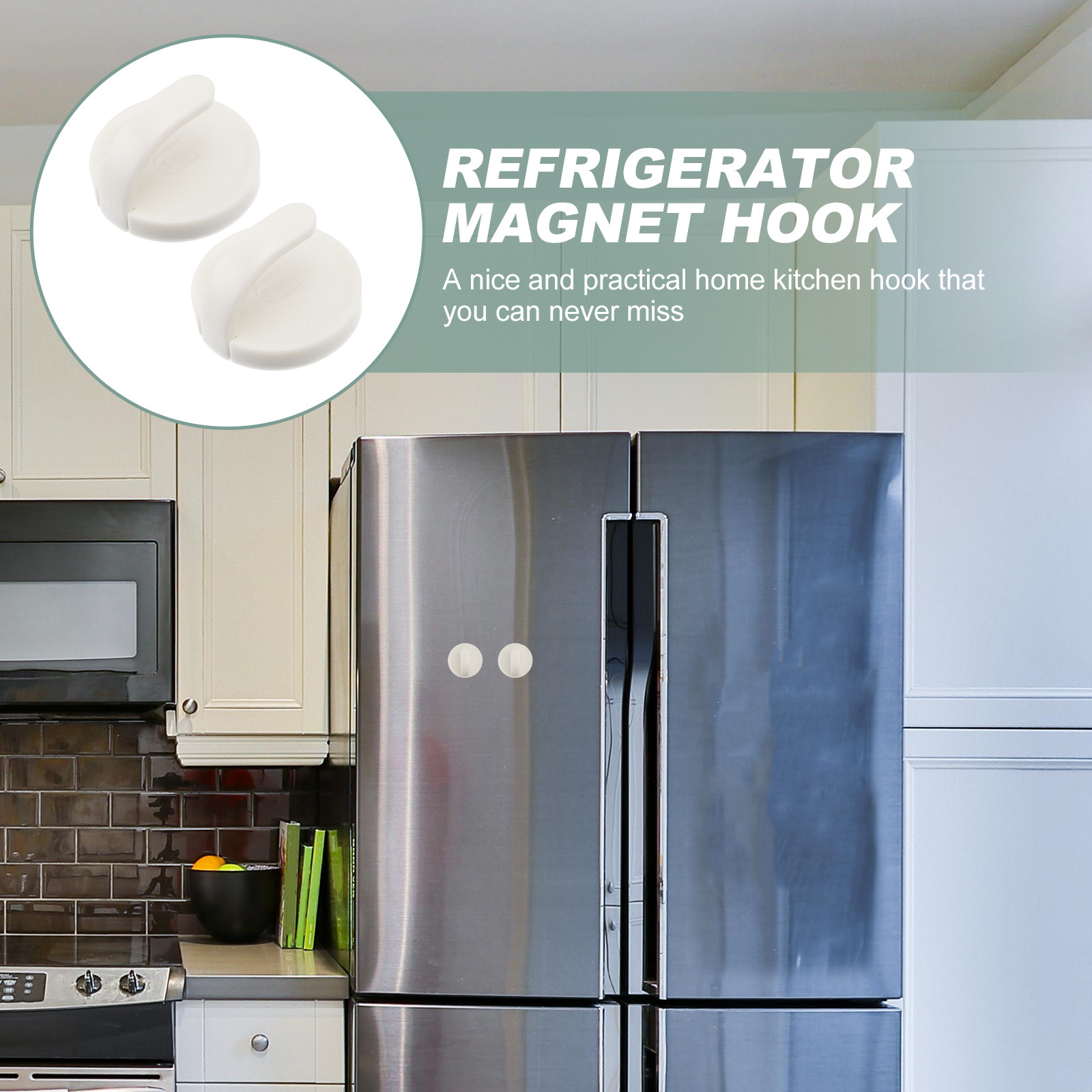 2Pcs Refrigerator Magnet Hooks - đánh giá và giá Home Bathroom Key