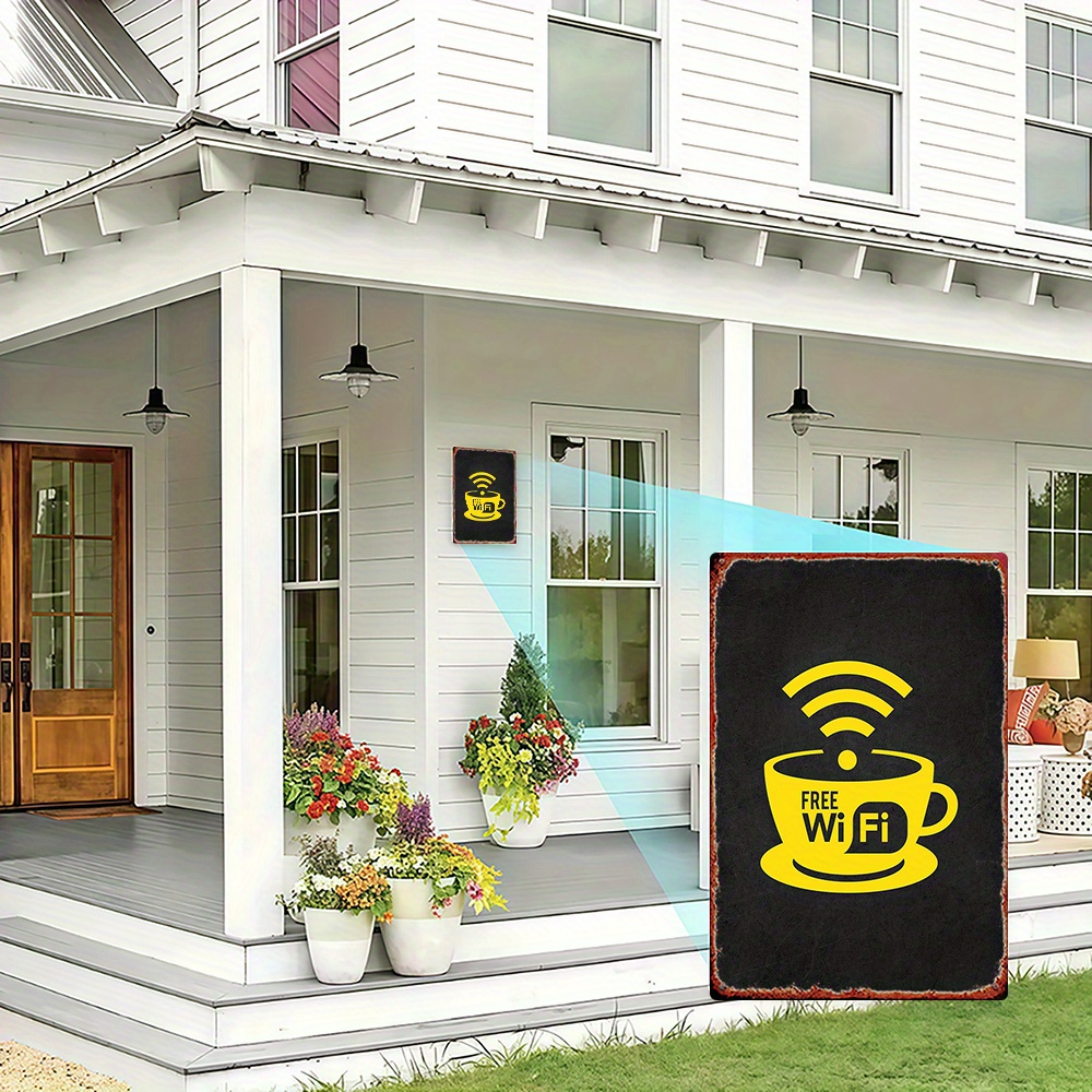 2D Vintage Metal Sign, WiFi Zo - đánh giá và giá Home Bathroom Decor Ideas