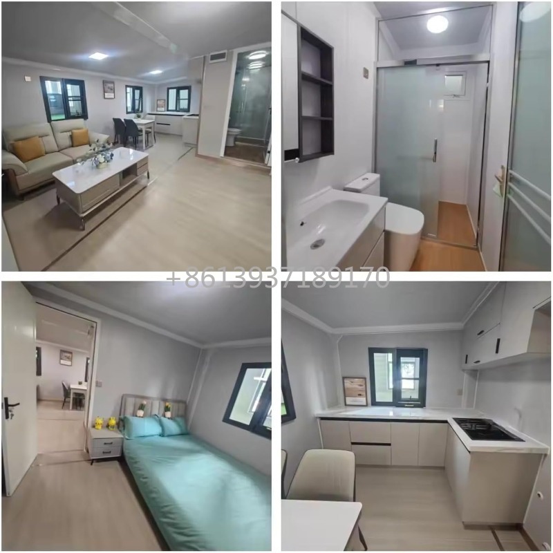 20FT Foldable Expandable 2 Bed - đánh giá và giá Tiny Home Bathroom Kitchen
