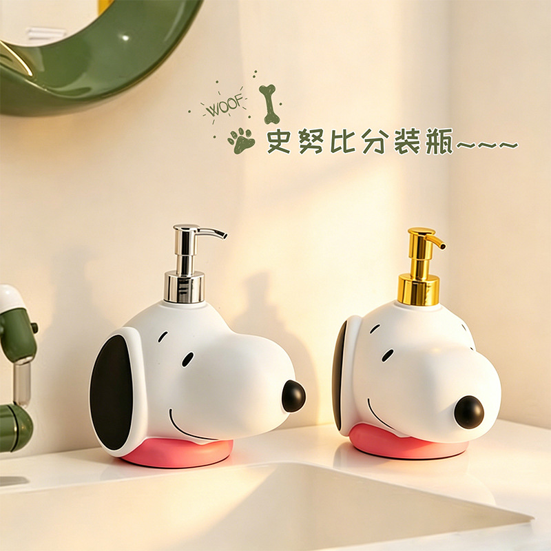 Kawai Cartoon Snoopy Soap Disp - đánh giá và giá Home Bathroom Soap Dispenser