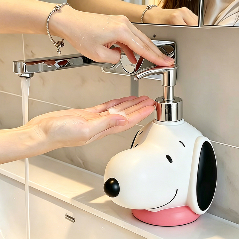 Kawai Cartoon Snoopy Soap Disp - đánh giá và giá Home Bathroom Soap Dispenser