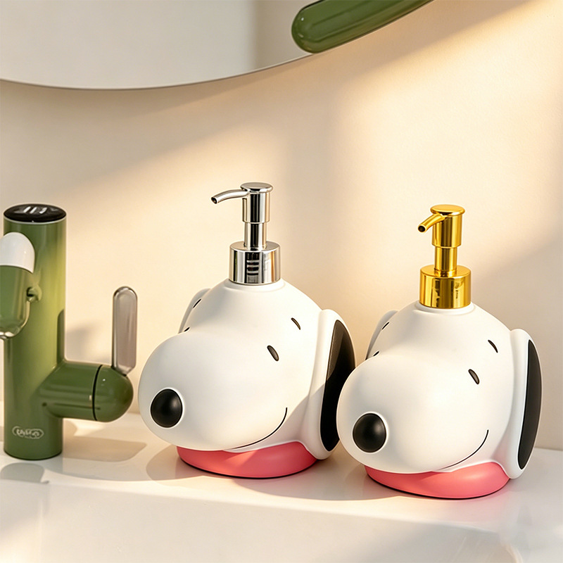 Kawai Cartoon Snoopy Soap Disp - đánh giá và giá Home Bathroom Soap Dispenser