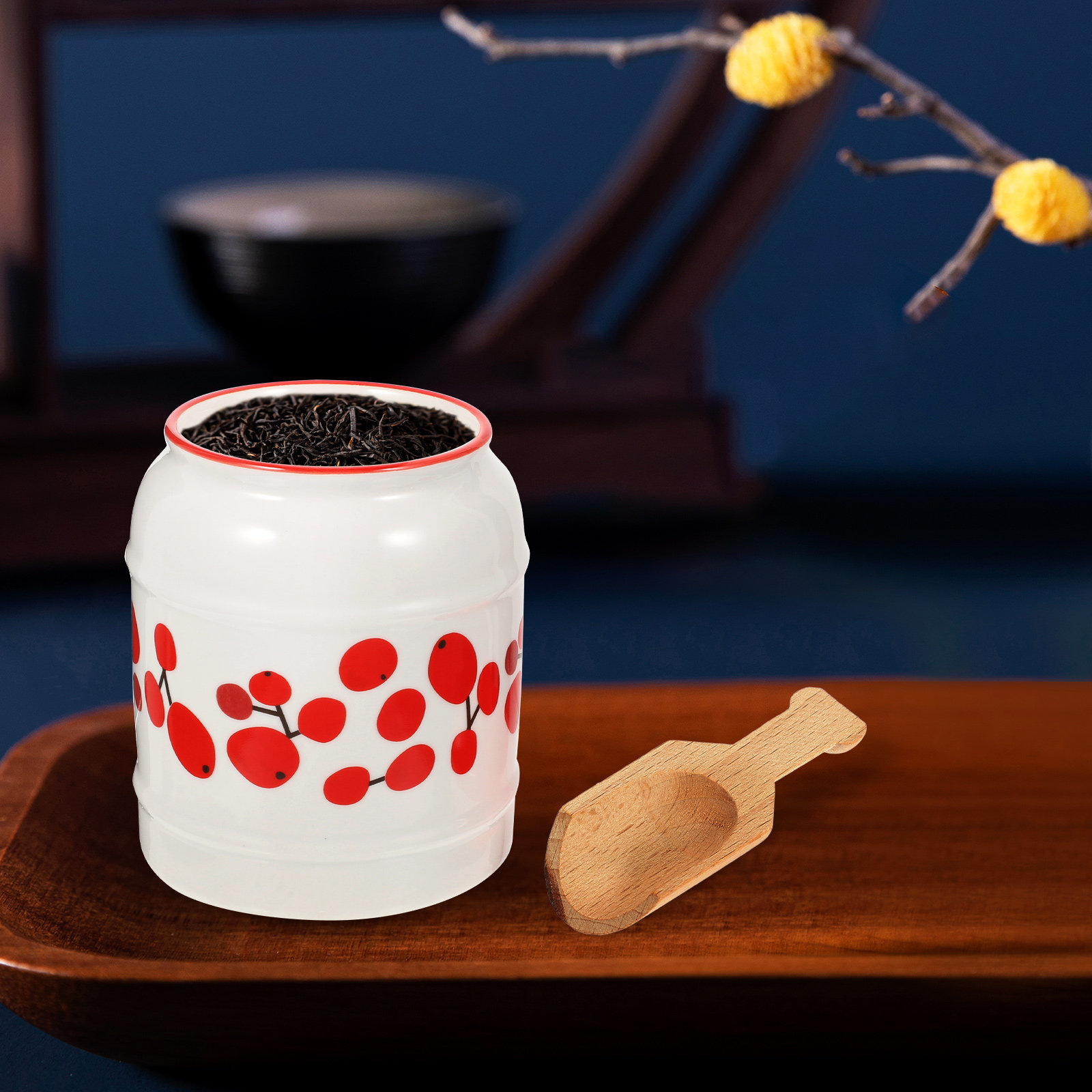 3Pcs Multi-Function Wooden Tea - đánh giá và giá Bath Salts Jar