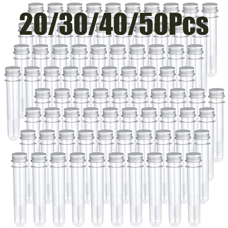 20-50Pcs 25×140mm Clear PET Pl - đánh giá và giá Bath Salts Jar